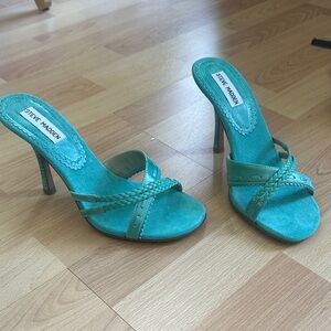 Steve Madden Turquoise Heeled Sandals